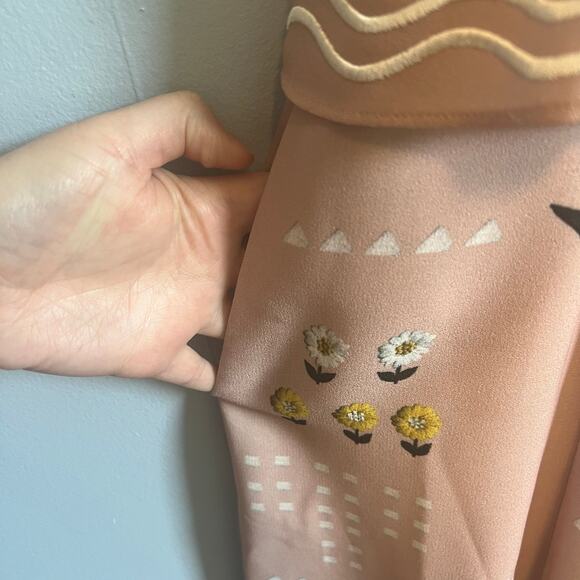 Anthropologie Sahil Kochhar V-Neck Sahara Floral Dress size 10 - Picture 3 of 10